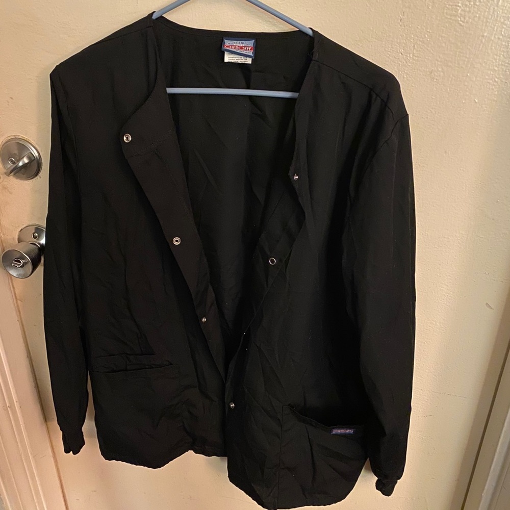Cherokee Long Sleeve Scrub Jacket
